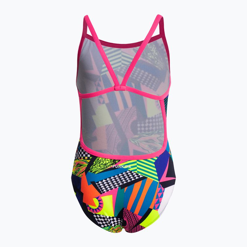 Funkita Costume da bagno intero con cinturino singolo per bambini, bel air beats 2