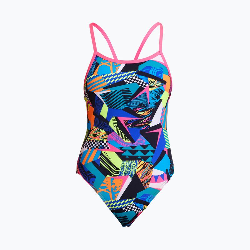 Funkita Costume da bagno intero con cinturino singolo per bambini, bel air beats 4