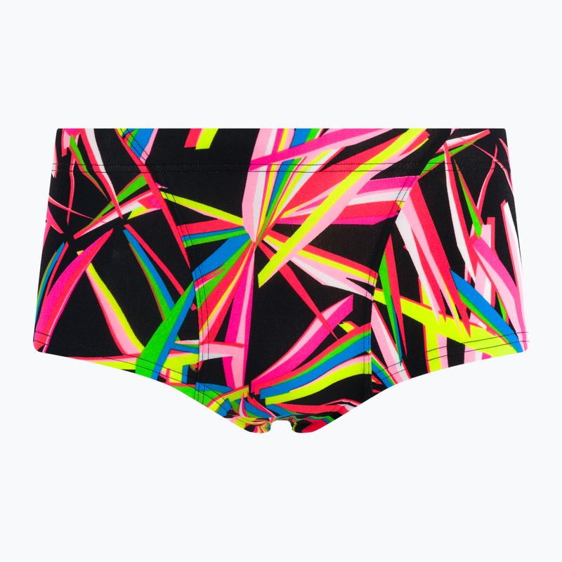 Boxer da bagno da uomo Funky Trunks Classic Trunks nero lame