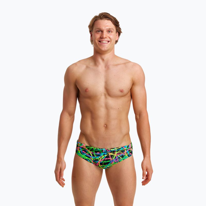 Slip da bagno da uomo Funky Trunks Classic Trunks burnout 4