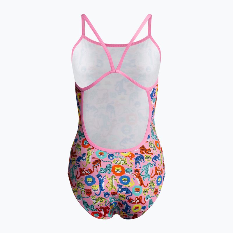 Funkita Costume da bagno intero con cinturino singolo da donna fiesta felina 2