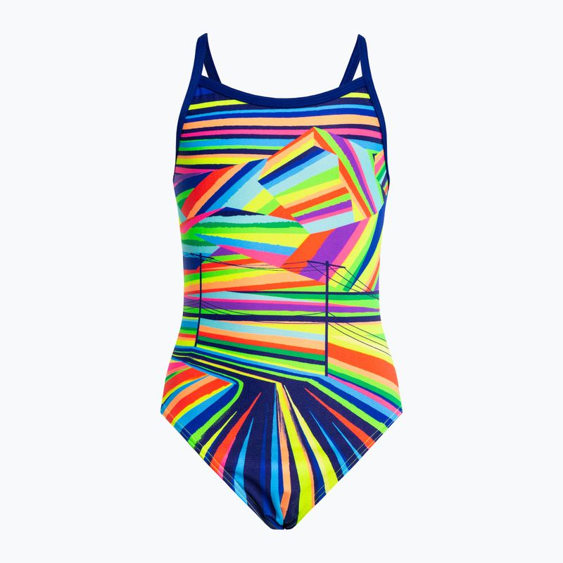 Funkita Costume da bagno intero con cinturino singolo per bambini Land Lines
