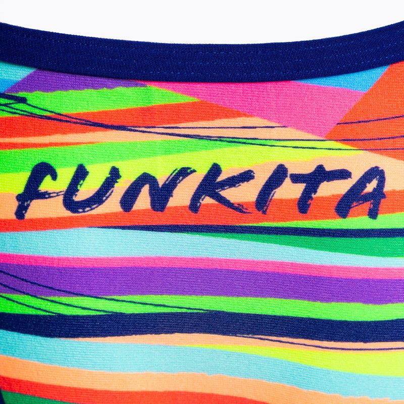 Funkita Costume da bagno intero con cinturino singolo per bambini Land Lines 3