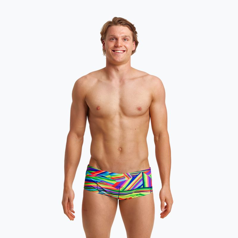 Uomo Funky Trunks Sidewinder boxer da bagno land lines 4