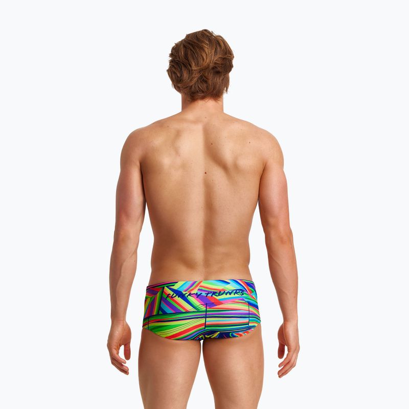 Uomo Funky Trunks Sidewinder boxer da bagno land lines 5