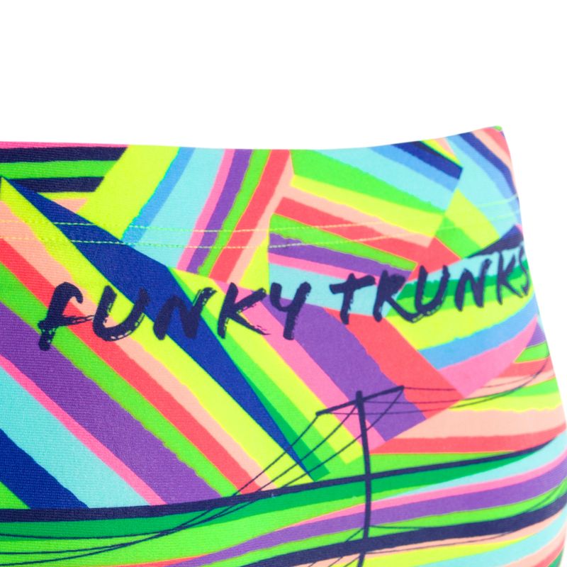 Uomo Funky Trunks Sidewinder boxer da bagno land lines 3