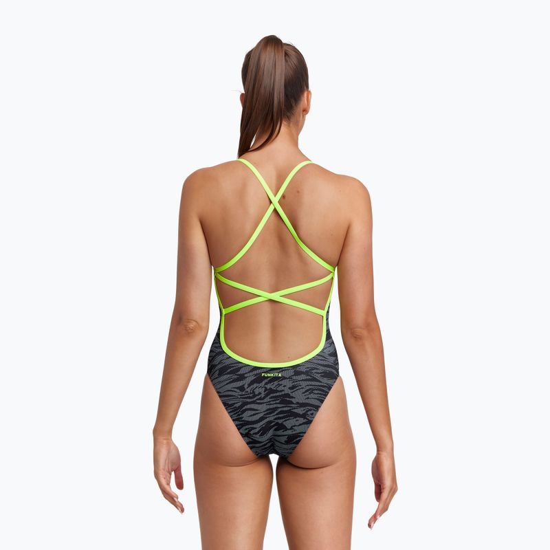 Funkita costume da bagno intero donna Strapped In One Piece corsa notturna 6