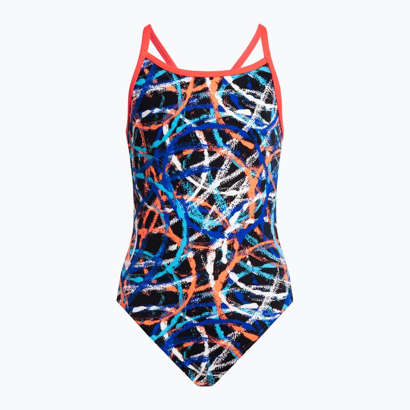 Funkita Diamond Back One Piece costume da bagno per bambini spin doctor