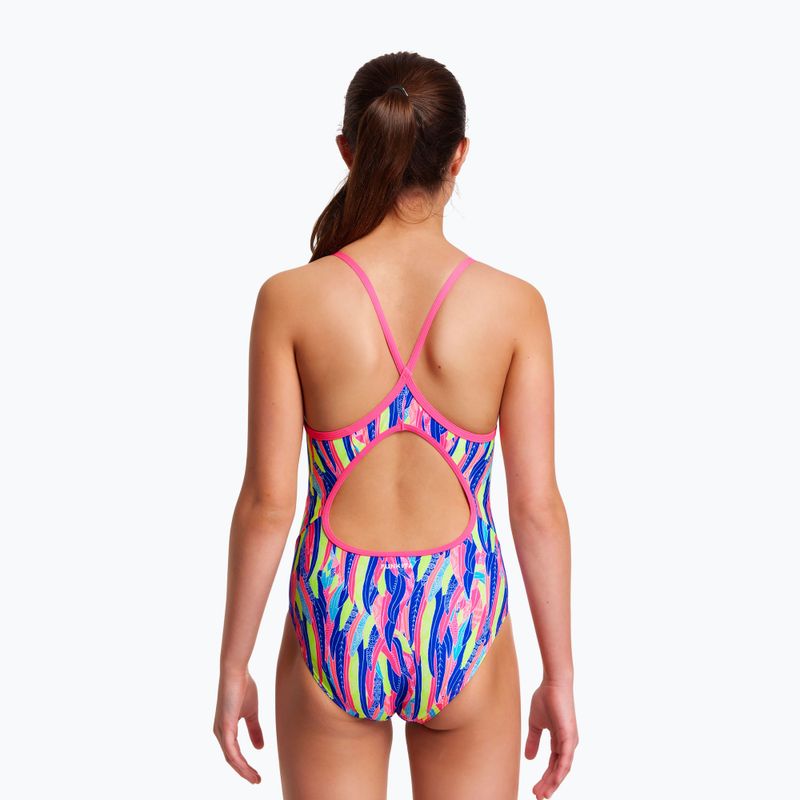 Funkita Diamond Back One Piece costume da bagno per bambini punte d'ala 5