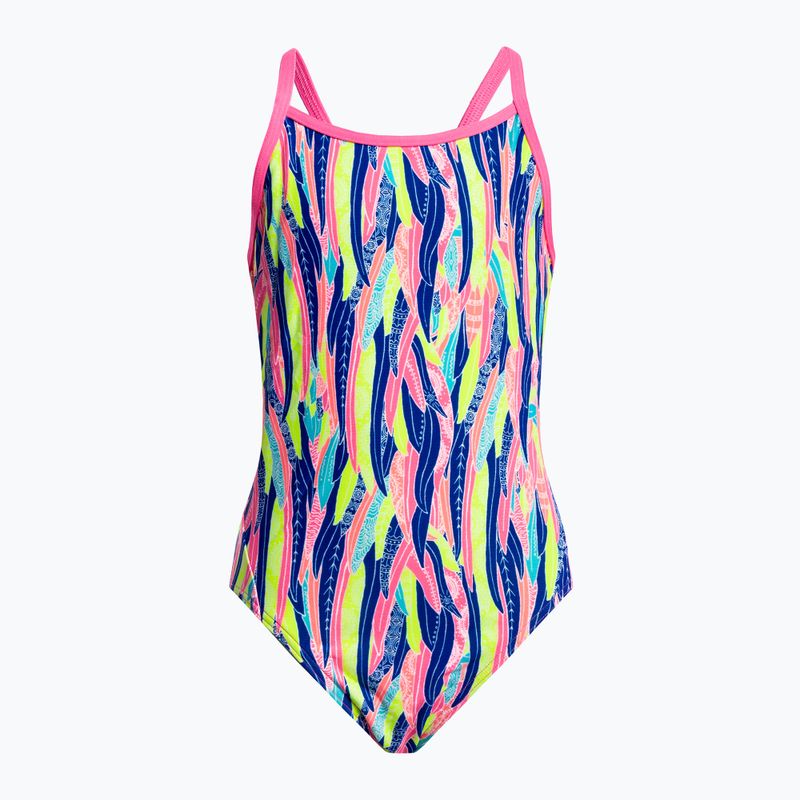 Funkita Diamond Back One Piece costume da bagno per bambini punte d'ala