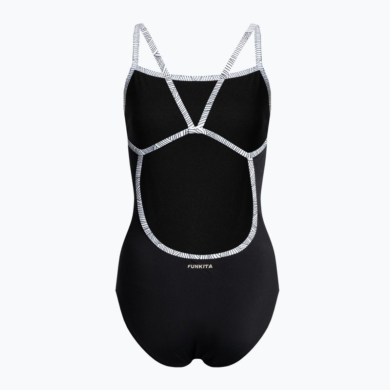Costume da bagno donna Funkita Monopetto con cinturino nero corrente 2