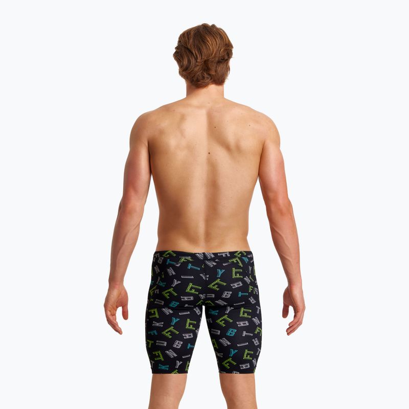 Funky Trunks Uomo Training Jammers nero 8