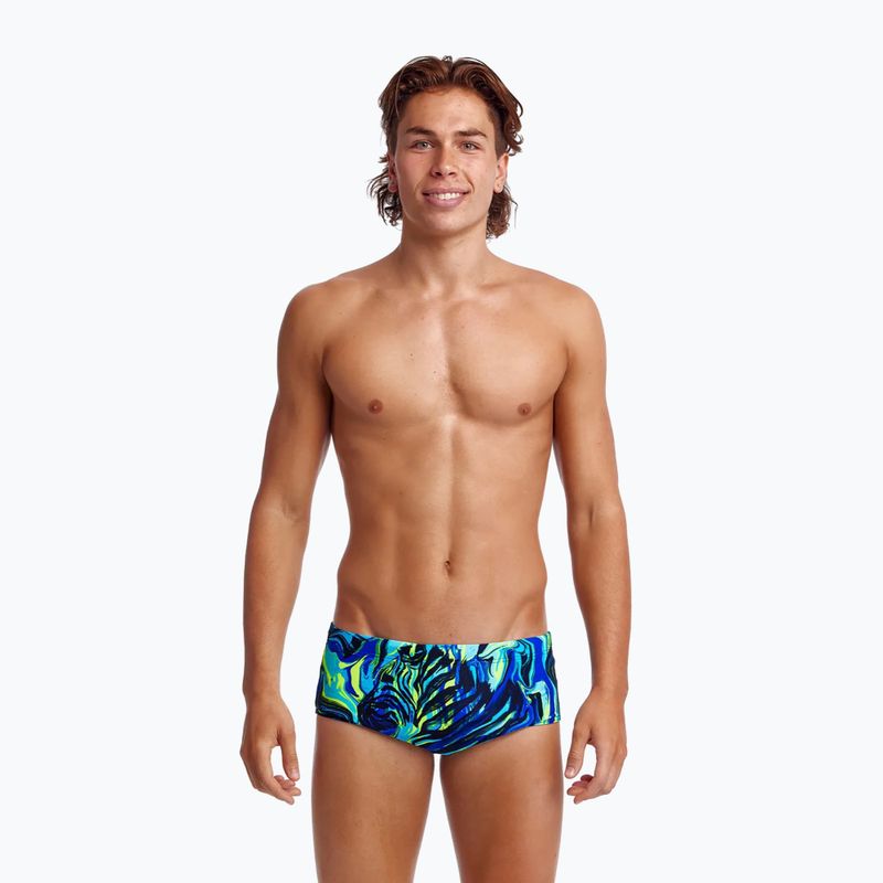 Slip da bagno da uomo Funky Trunks Sidewinder Trunks zeds dead 5