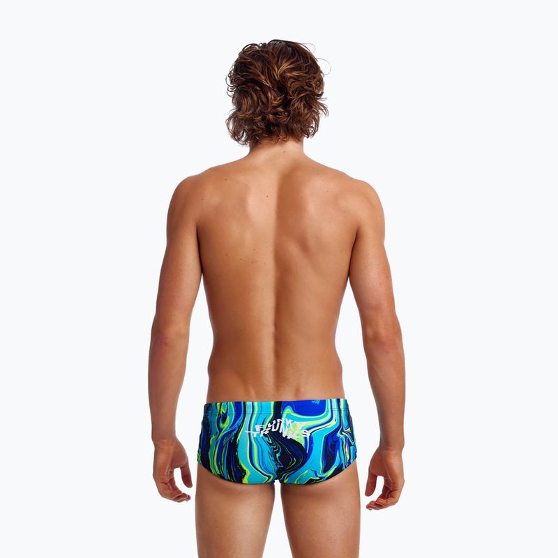 Slip da bagno da uomo Funky Trunks Sidewinder Trunks zeds dead 6