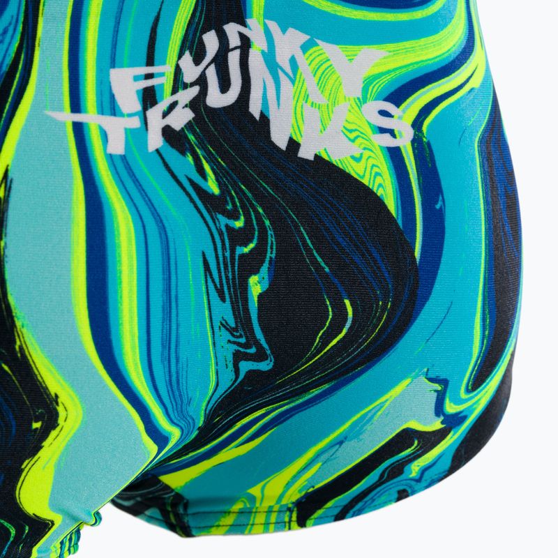 Slip da bagno da uomo Funky Trunks Sidewinder Trunks zeds dead 3