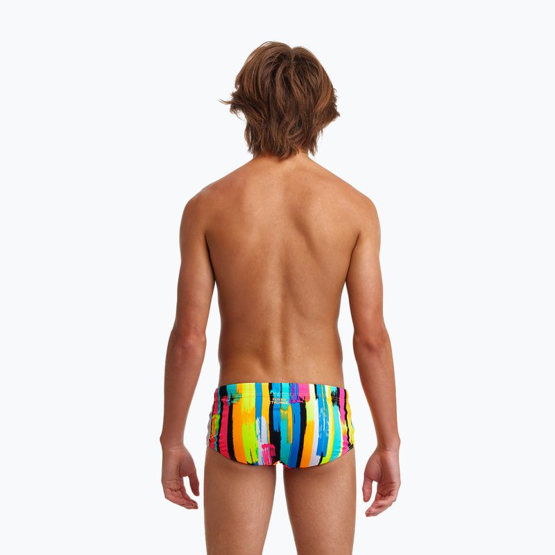 Bambini Funky Trunks Sidewinder nuoto boxer striscia vincente 7