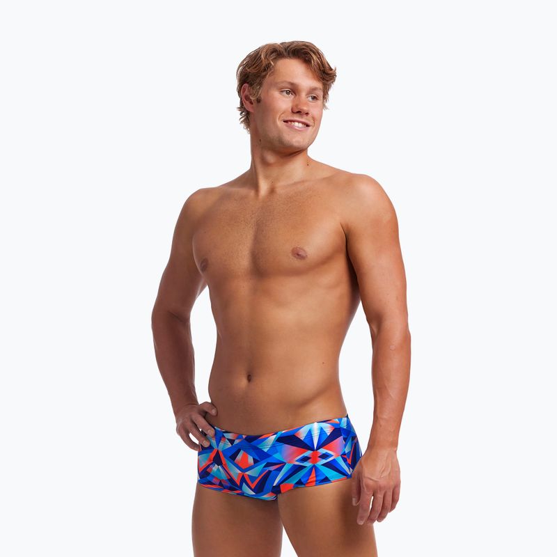 Funky Trunks Uomo Boxer da bagno Sidewinder specchio matto 6