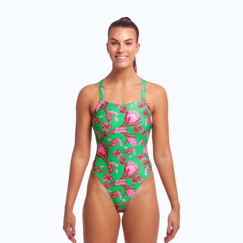 Funkita Costume da bagno intero senza bretelle Donna Desert Pea 2