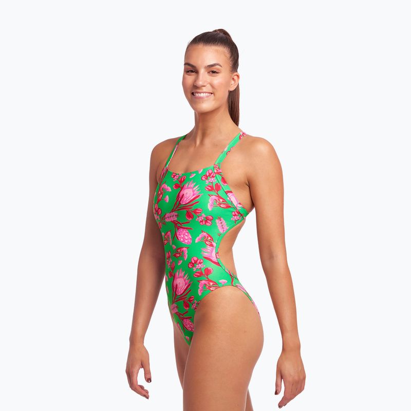Funkita Costume da bagno intero senza bretelle Donna Desert Pea 3