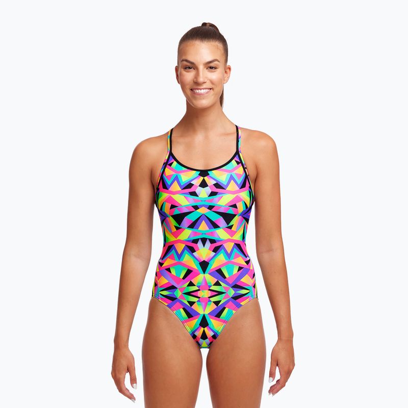 Costume da bagno intero donna Funkita Diamond Back One Piece occhi di cristallo 2