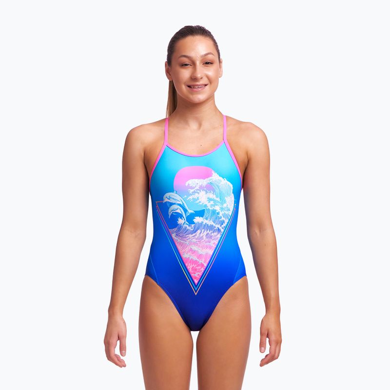 Funkita Diamond Back One Piece costume da bagno per bambini pinna volante 2