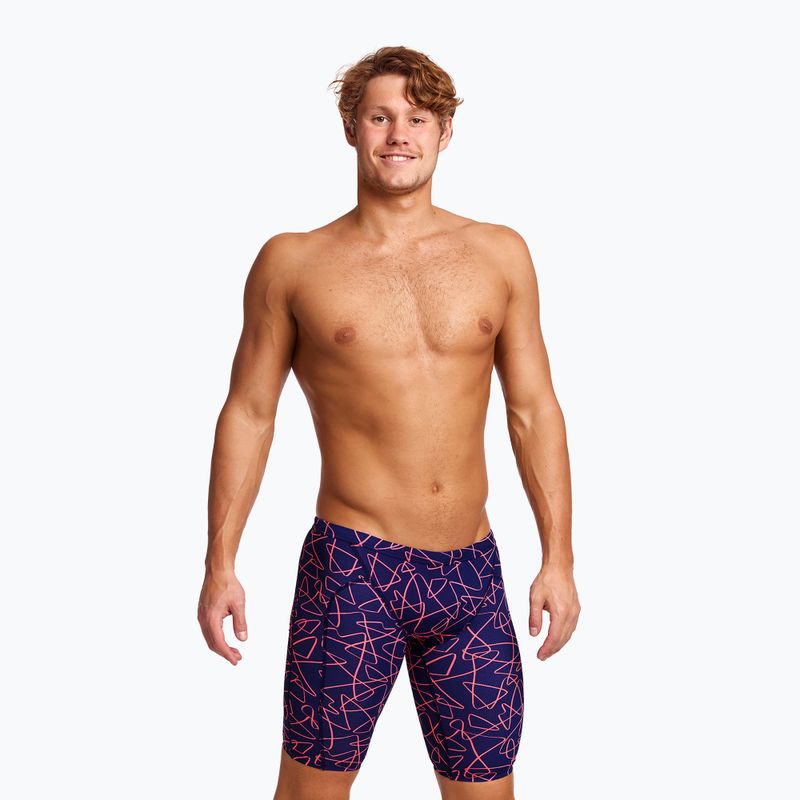Uomo nuoto jammers Funky Trunks Serie di allenamento texter 4