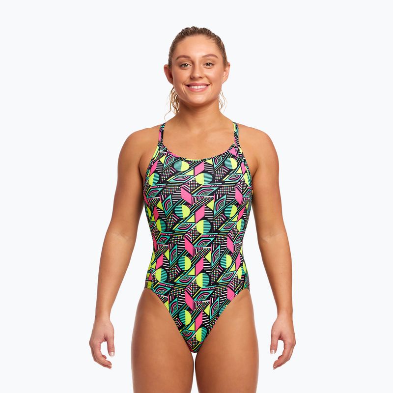 Costume intero da donna Funkita Diamond Back One Piece dot matrix 5