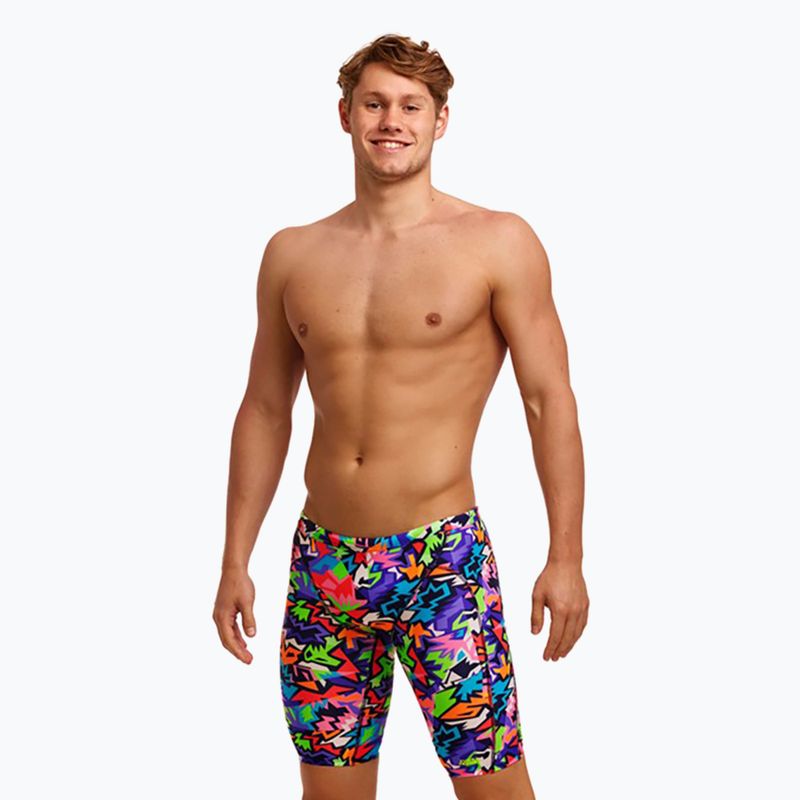 Uomo swim jammers Funky Trunks Formazione bordi taglienti 4