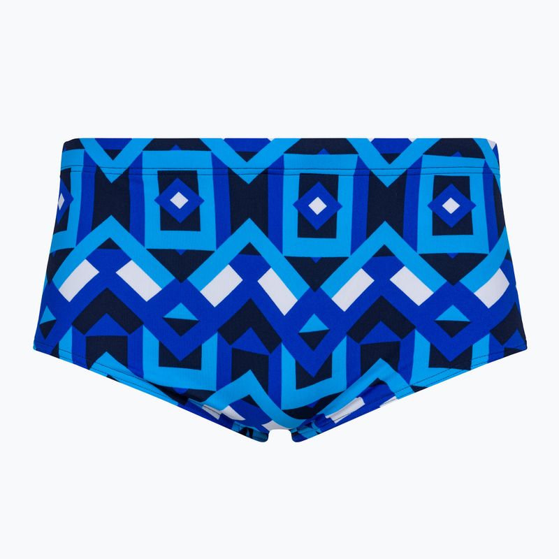 Boxer da bagno Funky Trunks Sidewinder da uomo, con logo geo