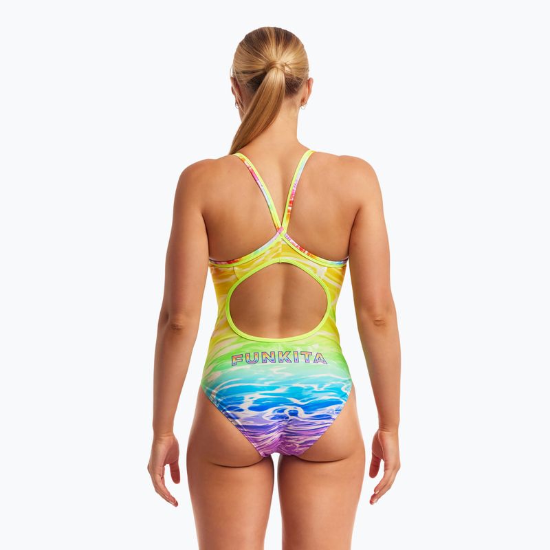 Costume intero da donna Funkita Diamond Back One Piece lake acid 4