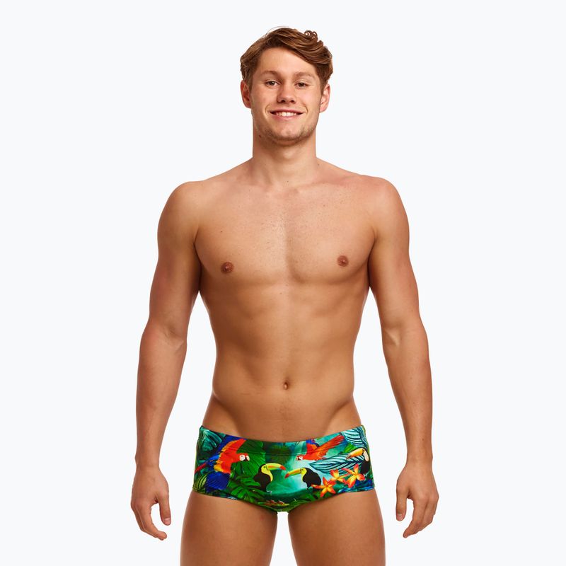 Uomo Funky Trunks Sidewinder boxer da bagno lost forest 2