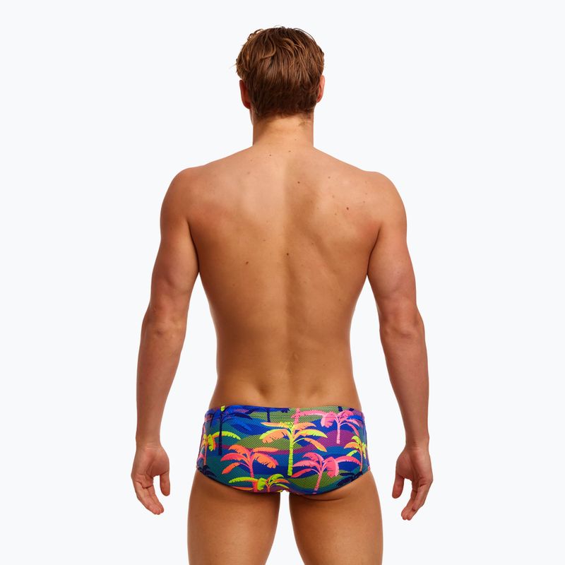 Boxer da bagno da uomo Funky Trunks Sidewinder Trunks palm a lot 6