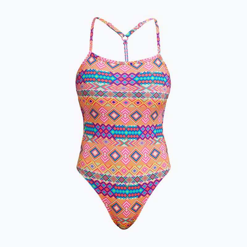 Funkita Twisted One Piece costume da bagno donna diavolo in dettaglio