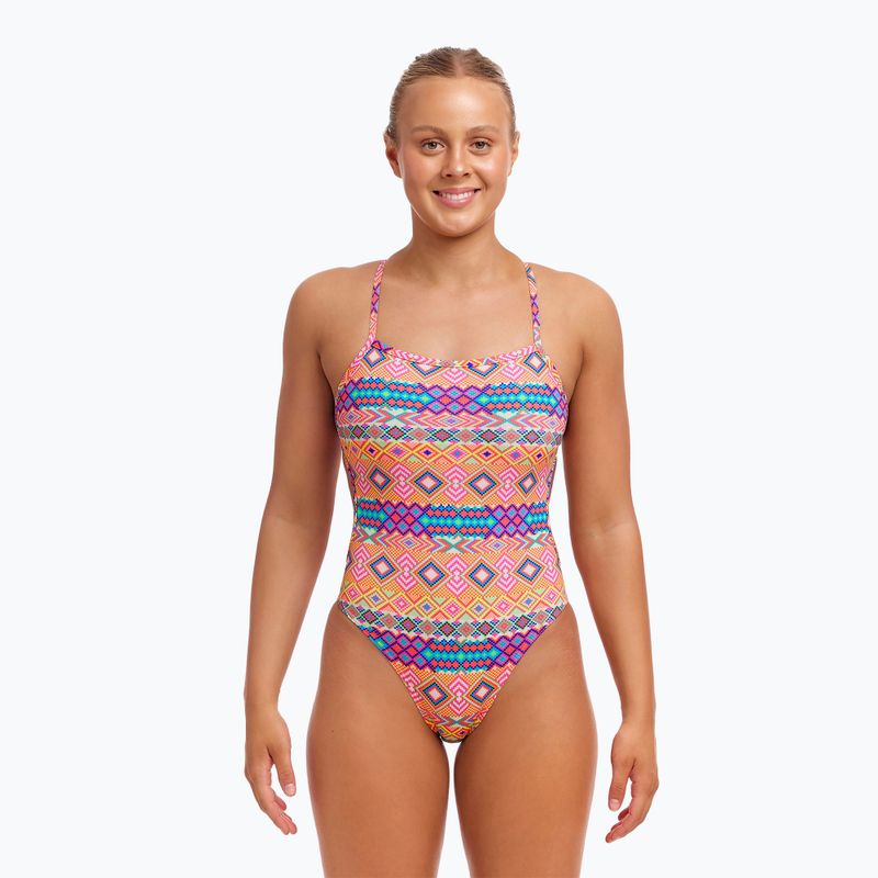 Funkita Twisted One Piece costume da bagno donna diavolo in dettaglio 2