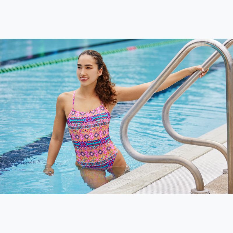 Funkita Twisted One Piece costume da bagno donna diavolo in dettaglio 5