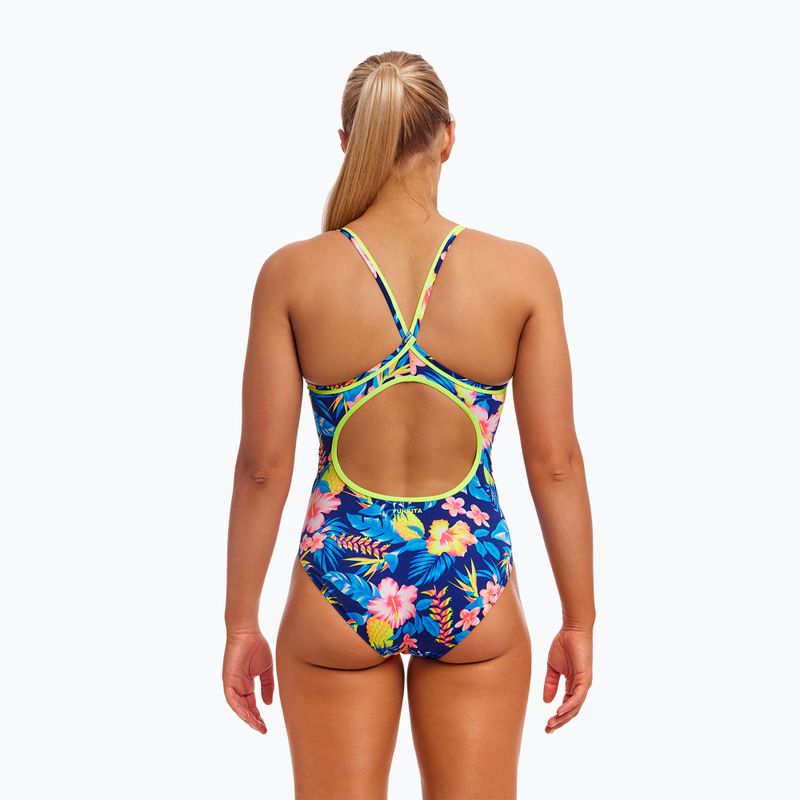 Costume da bagno intero Funkita Diamond Back donna in fiore 3