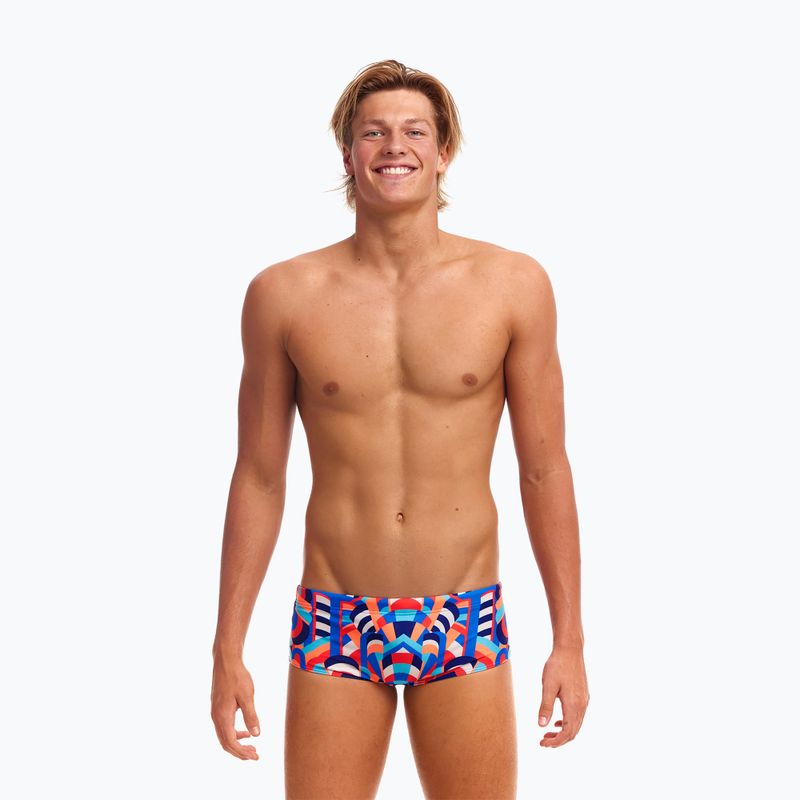 Boxer da bagno da uomo Funky Trunks Sidewinder showtime 2