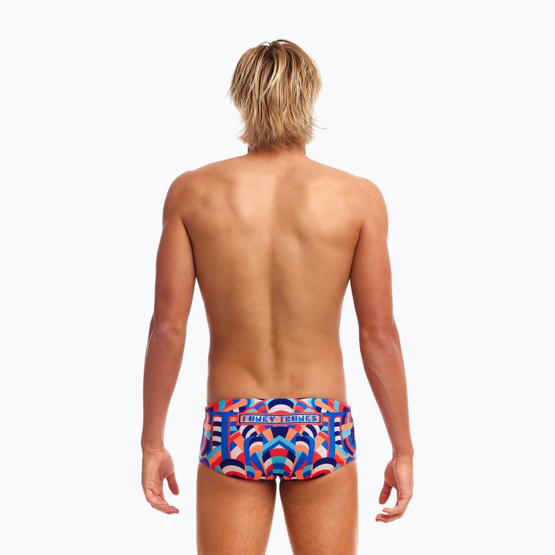 Boxer da bagno da uomo Funky Trunks Sidewinder showtime 3