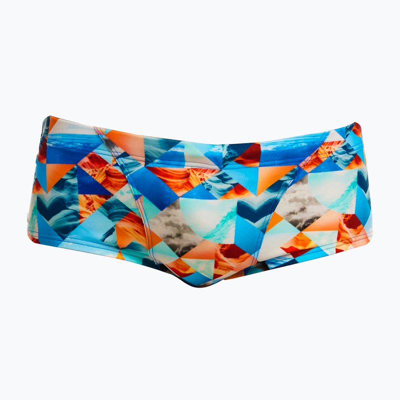 Funky Trunks Classic Trunks da uomo - Boxer da bagno con onde schiacciate