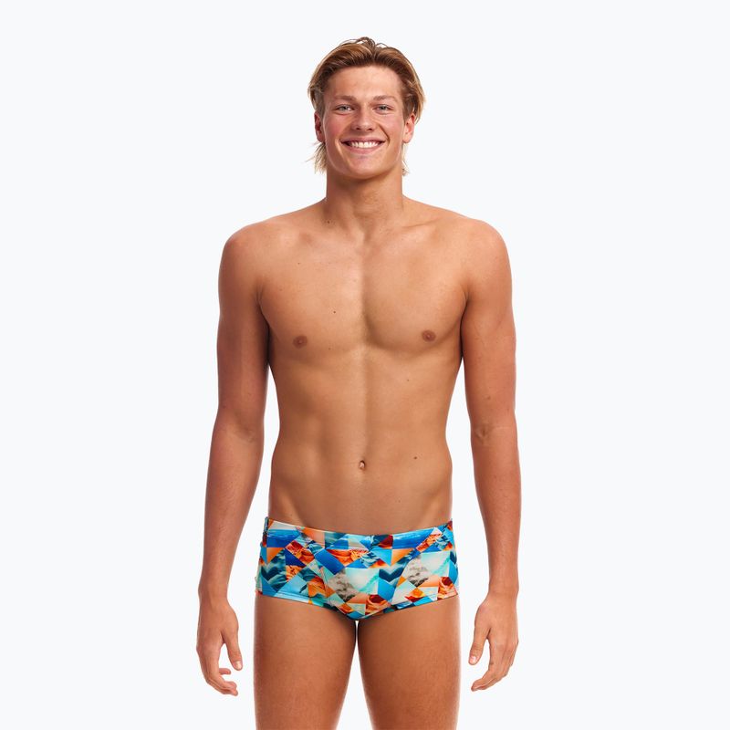 Funky Trunks Classic Trunks da uomo - Boxer da bagno con onde schiacciate 2