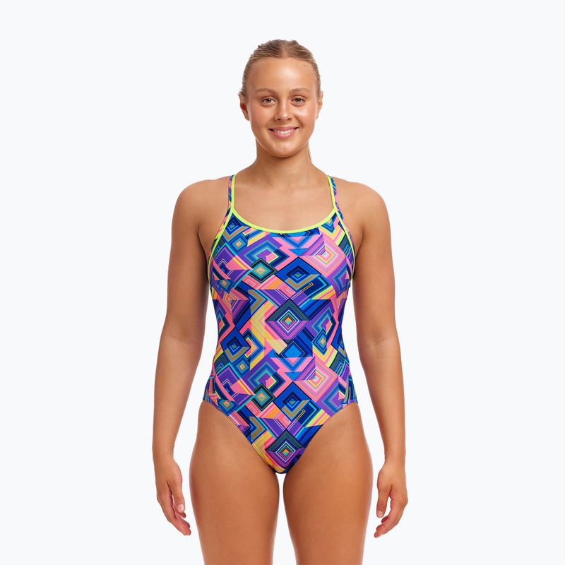 Costume da bagno intero donna Funkita Diamond Back One Piece be square 2