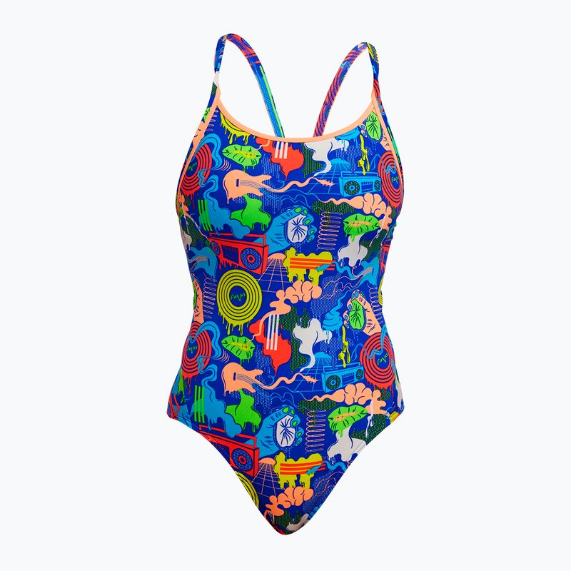 Costume intero donna Funkita Diamond Back One Piece blues baby