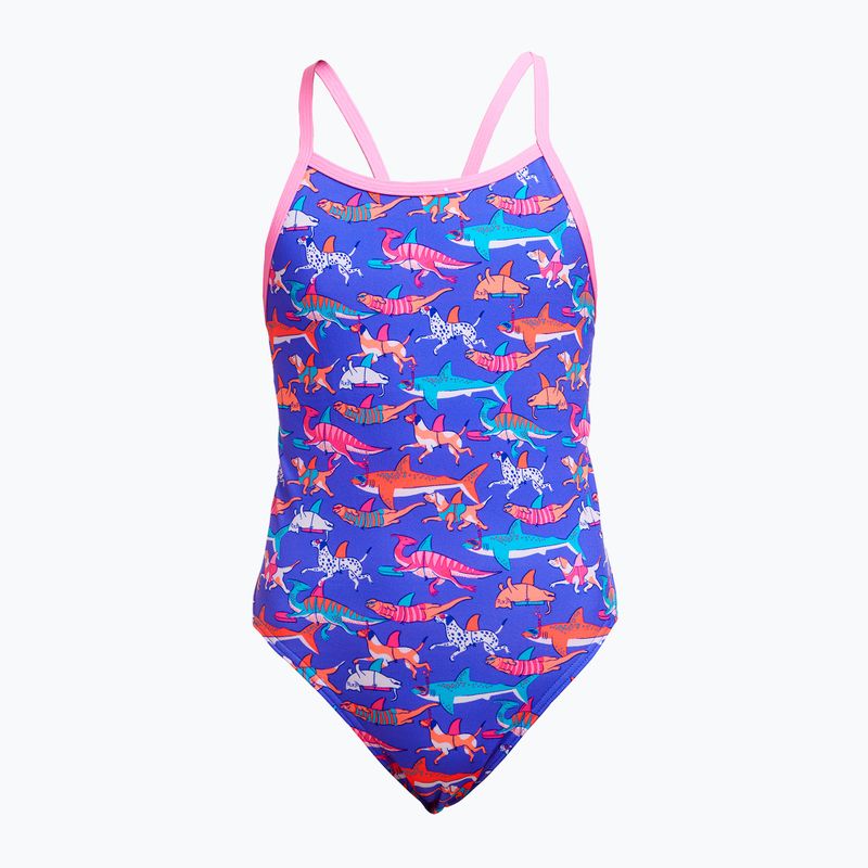 Funkita Costume intero con cinturino singolo per bambini con cagnolino e pagaia