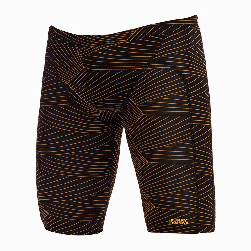 Nuoto maschile jammers Funky Trunks Allenamento tessitore d'oro 2