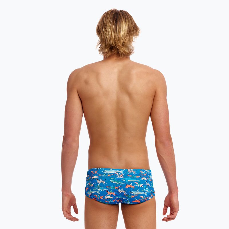 Boxer Funky Trunks Classic da uomo con pinne da bagno 3