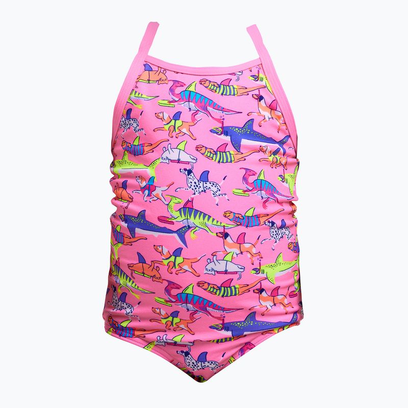 Funkita Costume da bagno intero stampato per bambini, corsia di partenza