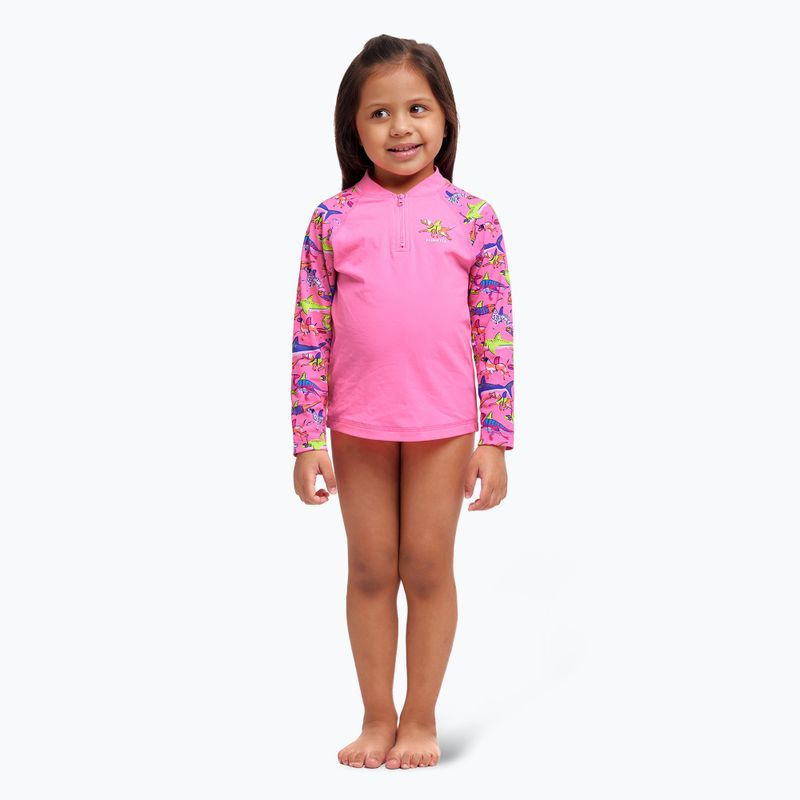 Longsleeve + slip da nuoto per bambini Funkita Zippy Rashie & Brief learner lane 2