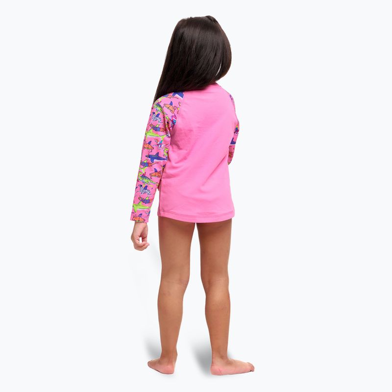 Longsleeve + slip da nuoto per bambini Funkita Zippy Rashie & Brief learner lane 3