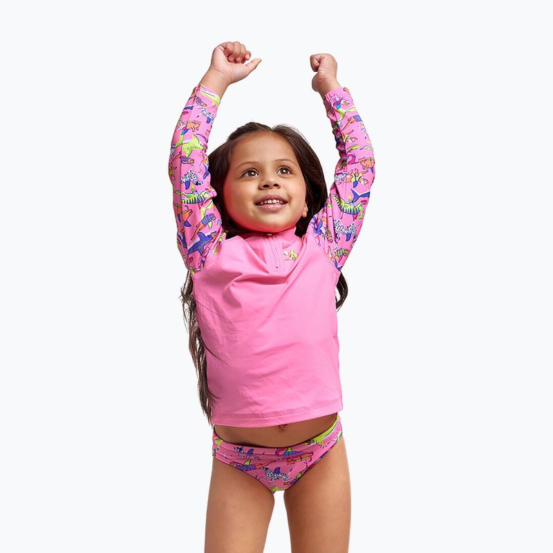Longsleeve + slip da nuoto per bambini Funkita Zippy Rashie & Brief learner lane 2