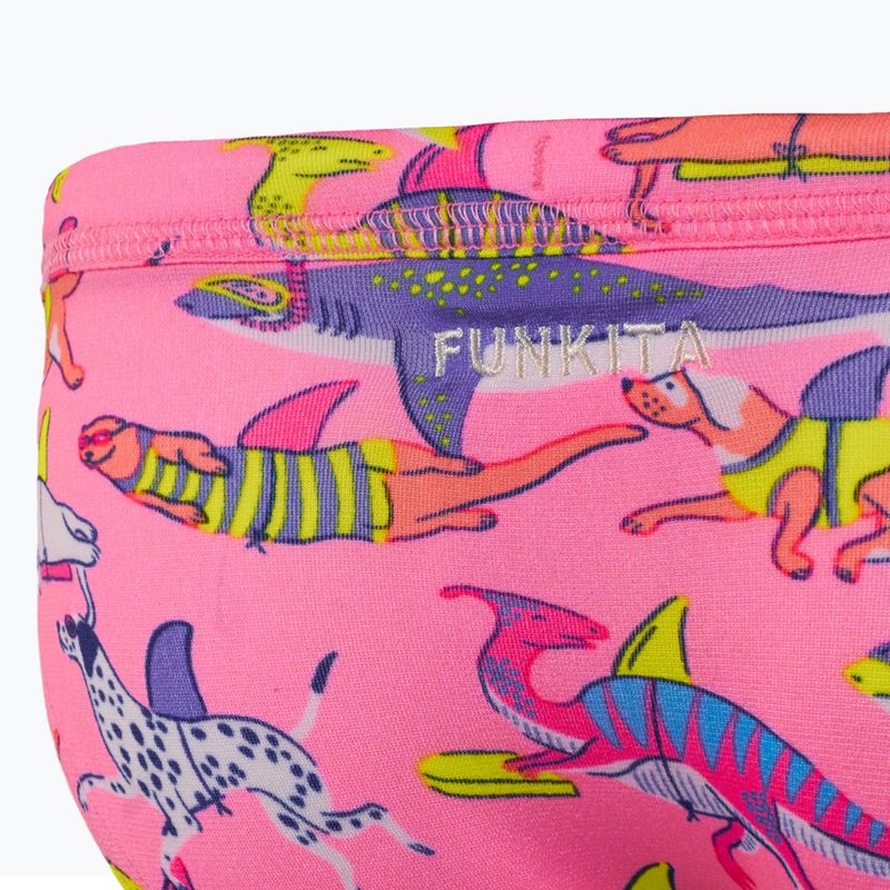 Longsleeve + slip da nuoto per bambini Funkita Zippy Rashie & Brief learner lane 4